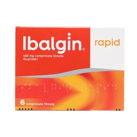 Ibalgin Rapid 400 mg, 6 comprimate, Sanofi