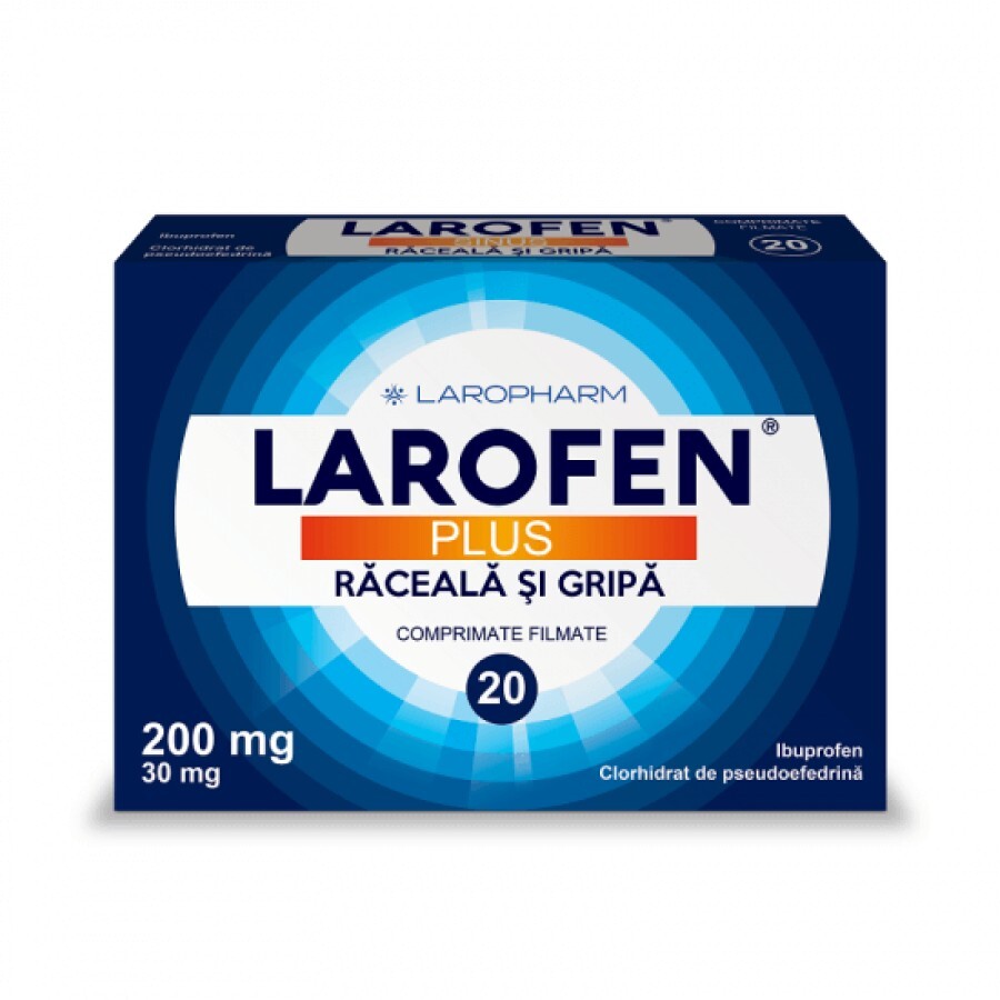 Larofen Plus, 200 mg, 20 comprimate, Laropharm recenzii