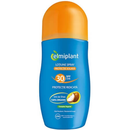 Loțiune spray protecție solară SPF 30, 200 ml, Elmiplant