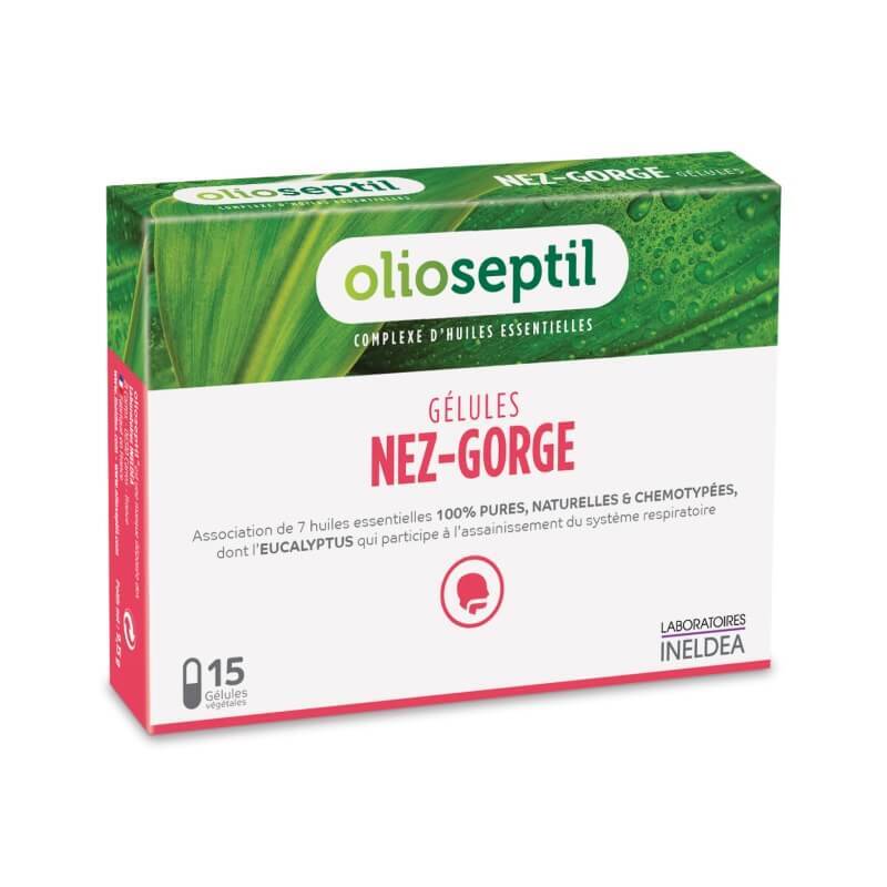 Nez Gorge Olioseptil, 15 capsule, Laboratoires Ineldea Vitamine si suplimente