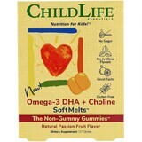 Omega-3 DHA+Choline ChildLife Essentials, 27 tablete, Secom