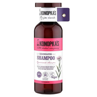 Șampon regenerator pentru par uscat și vopsit, 500 ml, Dr. Konopkas Frumusete si ingrijire