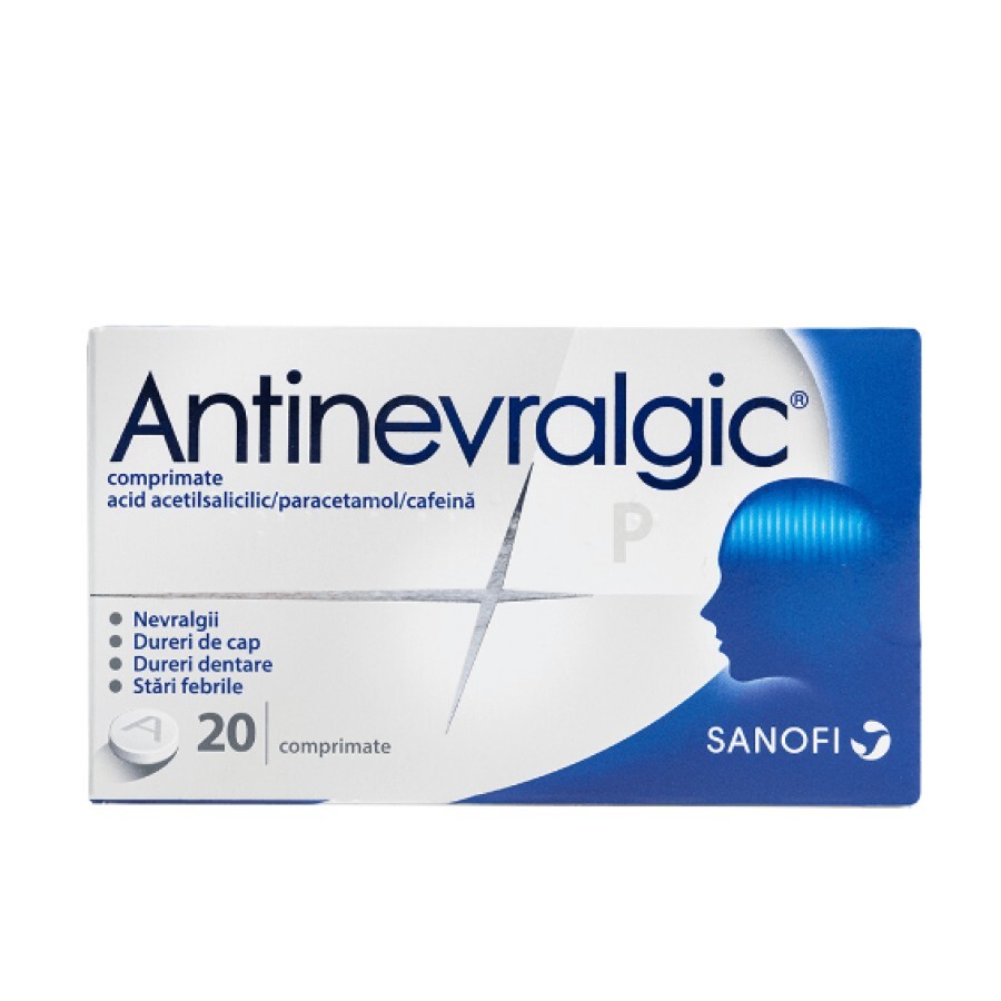Antinevralgic P, 20 comprimate, Sanofi recenzii