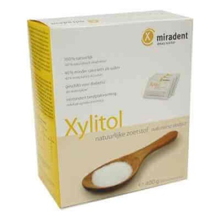 Pudra indulcitor natural Xylitol Miradent, 400 g, Hager & Werken