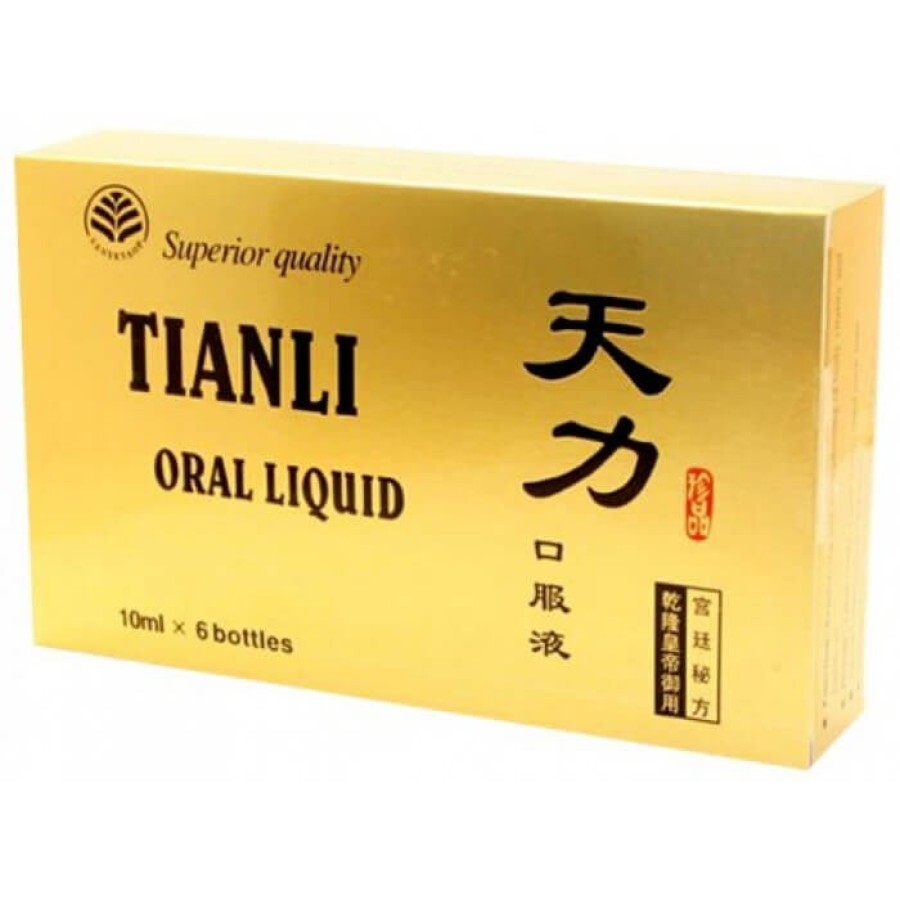 Tianli Oral Liquid, 6 fiole, Sanye Intercom recenzii