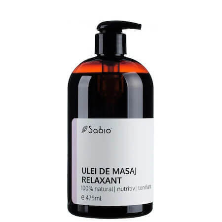 Ulei de masaj relaxant, 475 ml, Sabio