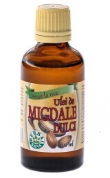 Ulei de Migdale dulci presat la rece, 50 ml, Herbavit