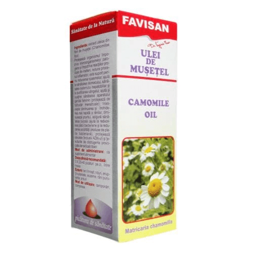 pentru ce e bun ceaiul de mușețel Ulei de mușețel, 30 ml, Favisan