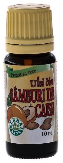 Ulei din samburi de Struguri presat la rece, 10 ml, Herbavit