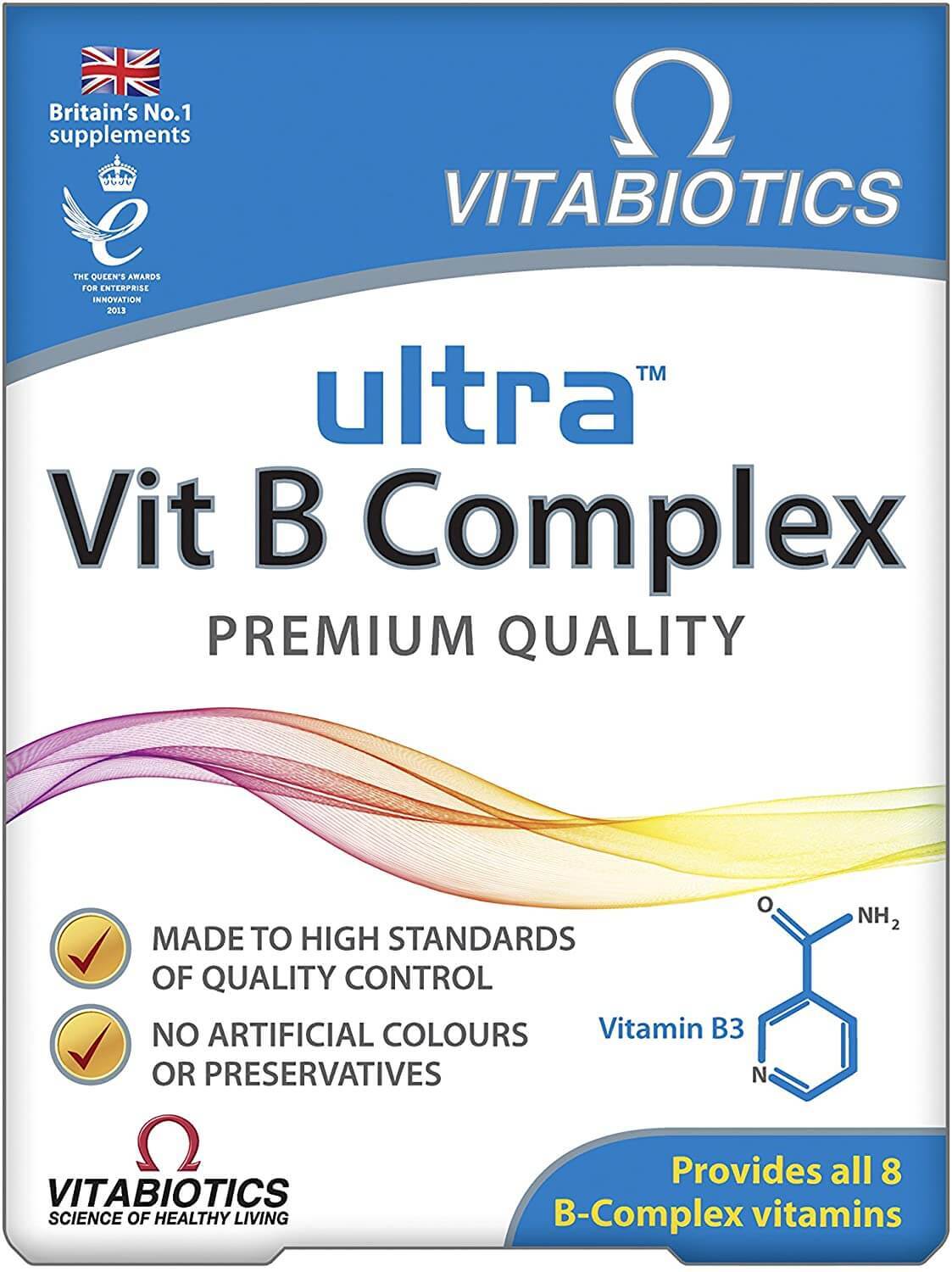 Ultra Vit B Complex Premium Quality, 60 tablete, Vitabiotics