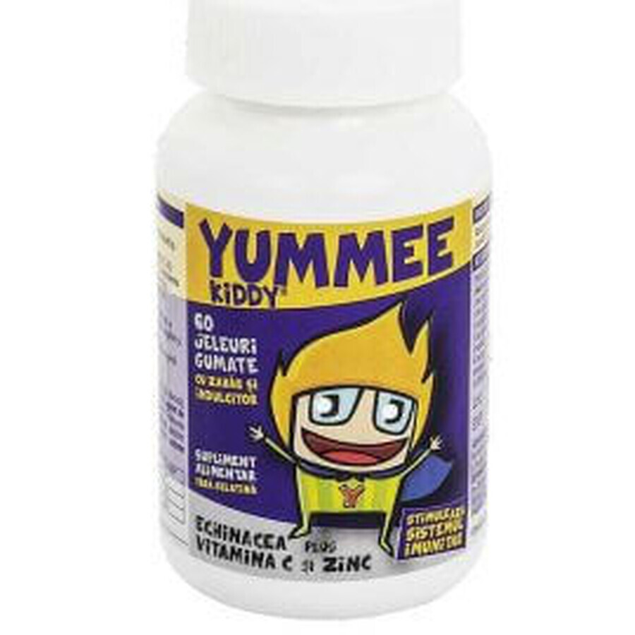 Yummee Kiddy echinacea, vitamina C si zinc, 60 jeleuri, Farmex Company