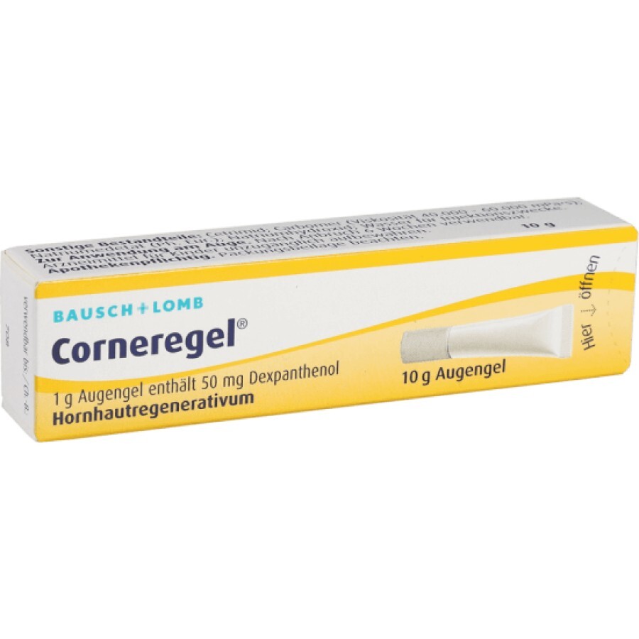 Corneregel 50 mg/g gel oftalmic, 10 g
