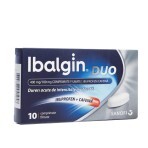Ibalgin Duo 400mg/100mg, 10 comprimate filmate, Sanofi