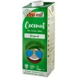 Bautura vegetala Bio de cocos organic indulcita cu agave, 1 L, Ecomil