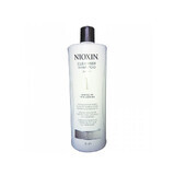 Șampon pentru păr natural cu structură fină, System 1, 1 L, Nioxin