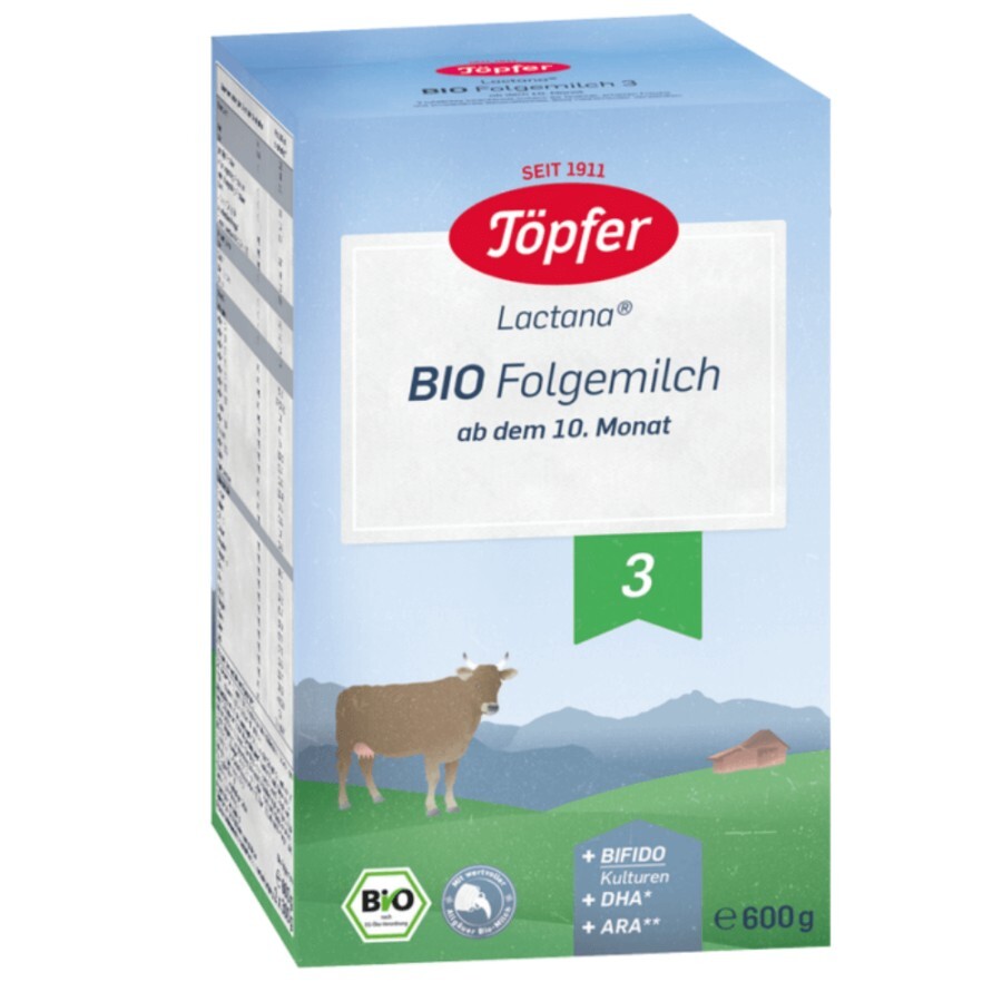 Formula de lapte praf Bio 3 Lactana, +10 luni, 600 gr, Topfer recenzii