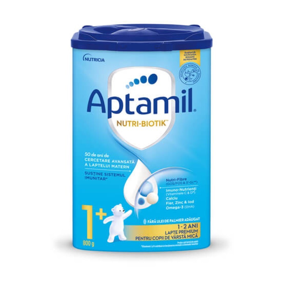 Formulă de lapte praf Nutri-Biotik, +1 an, 800 g, Aptamil recenzii