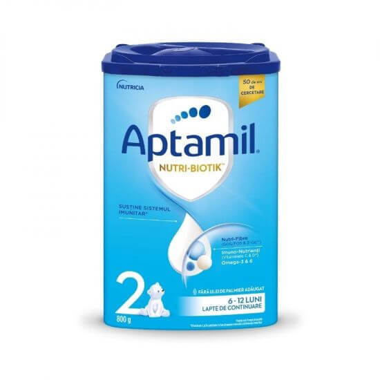 lapte praf aptamil 6 12 luni Lapte praf Aptamil 2 Nutri-Biotik 6-12 luni 800 g