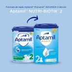 Lapte praf Aptamil 2 Nutri-Biotik 6-12 luni 800 g