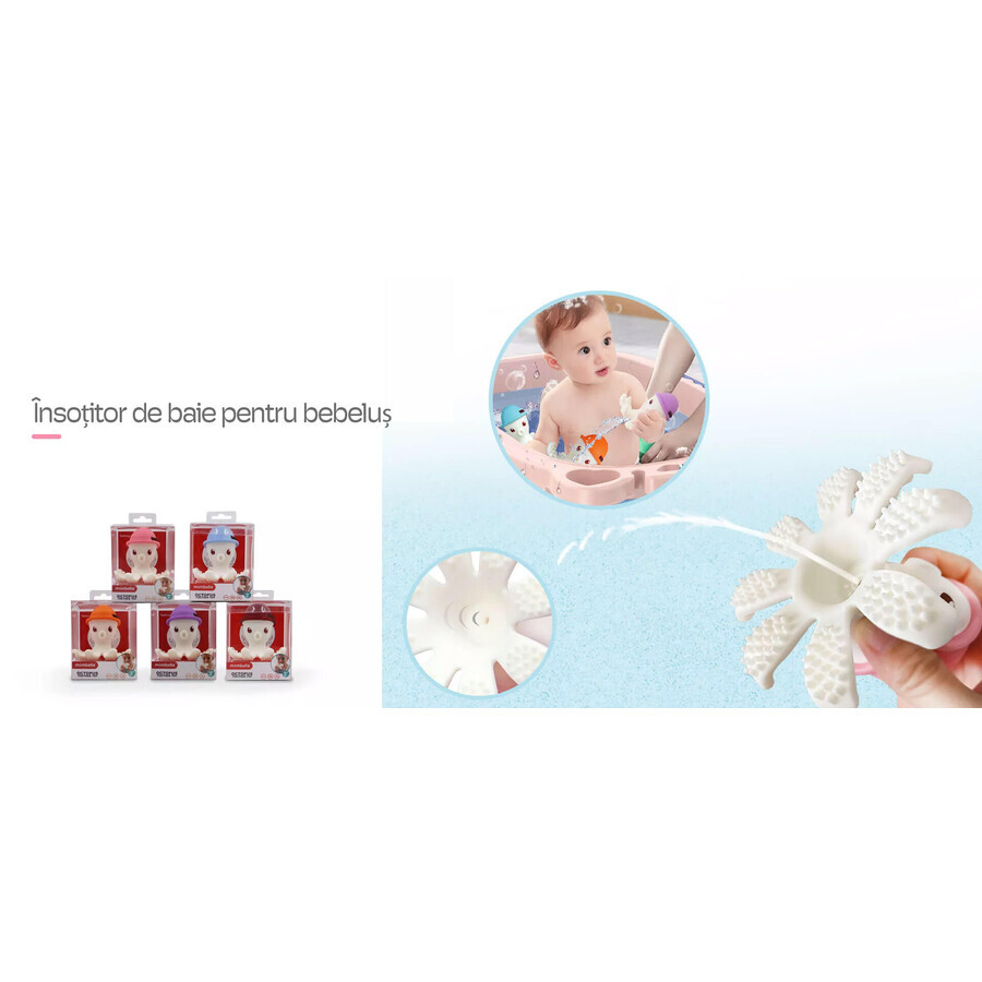 Inel gingival din silicon Octopus Liliac, Mombella