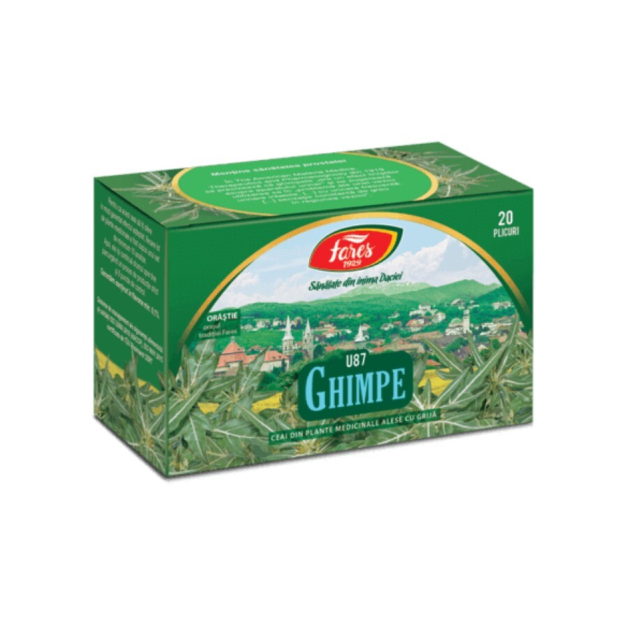 Ceai de Ghimpe, U87, 20 plicuri, Fares