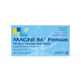 Magne B6 Premium, 100 mg/10 mg, 40 comprimate filmate, Sanofi