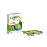 Complex simbiotic natural pentru copii cu tulburari digestive Cymbio Kids, 10 plicuri, Sanience