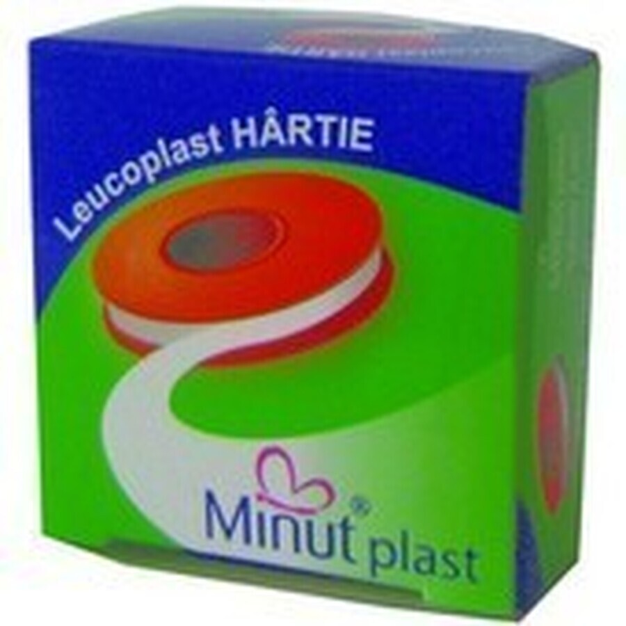 MINUT Leucoplast plast hartie 1.5cmx5m
