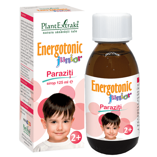 Sirop Energotonic Junior Paraziti, 125 ml, Plant Vitamine si suplimente