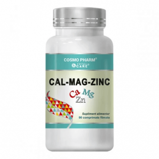 Cal-Mag-Zinc, 90 tablete, Cosmopharm Vitamine si suplimente