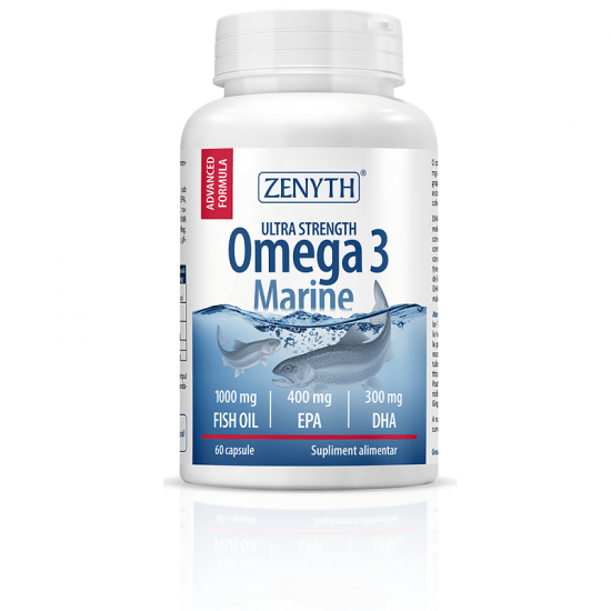 Omega 3 Marin, 60 capsule, Zenyth Vitamine si suplimente