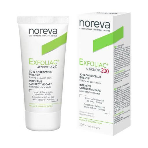 Crema corectoare intensiva pentru ten acneic Exfoliac Acnomega 200, 30 ml, Noreva