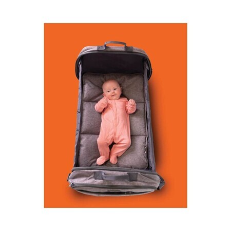 Landou compact bebelusi, tip geanta, pentru calatorii