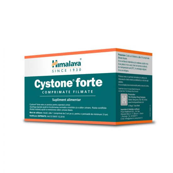 Cystone Forte, 60 comprimate filmate, Himalaya Vitamine si suplimente