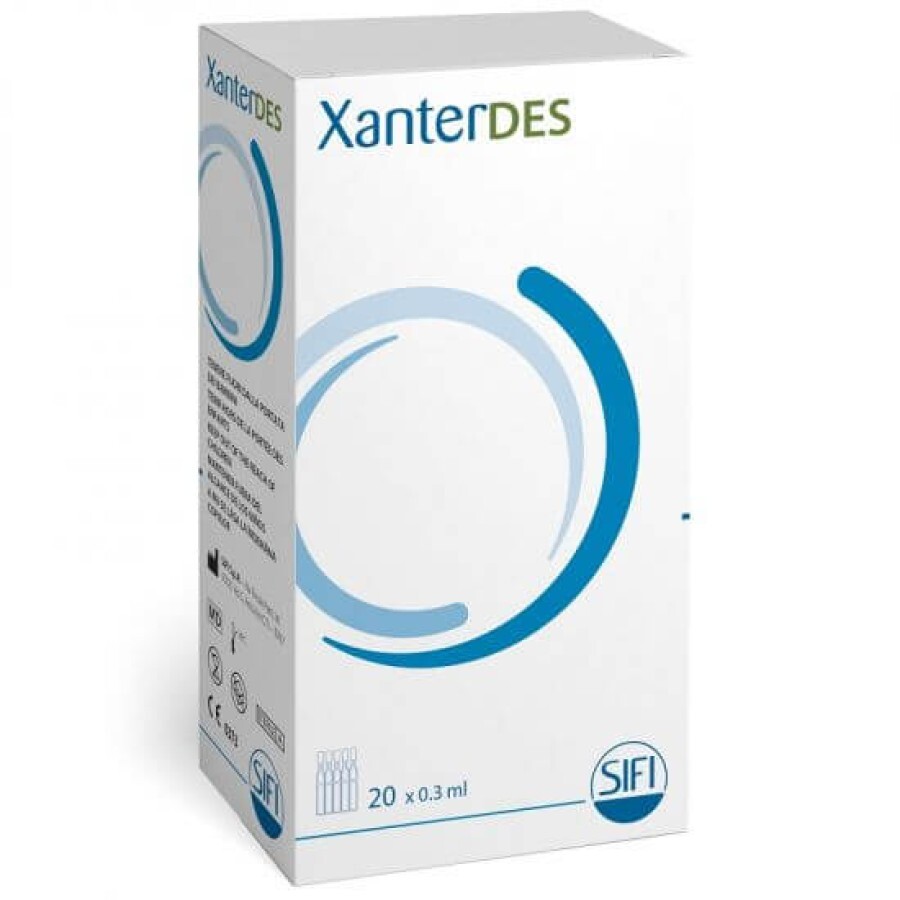 Solutie oftalmica Xanterdes, 20 flacoane monodoza x 0.3 ml, SIFI recenzii