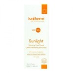 Crema hidratanta pentru fata cu protectie solara SPF 50+ Sunlight, 50 ml, Ivatherm
