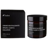 Crema revitalizanta Argan CoQ10 & Hialuron, 60 ml, Sabio