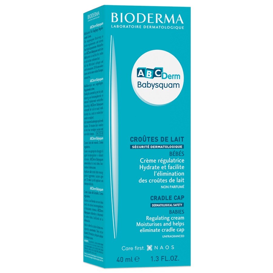 Bioderma ABCDerm Babysquam Crema tratament pentru scuame, 40 ml