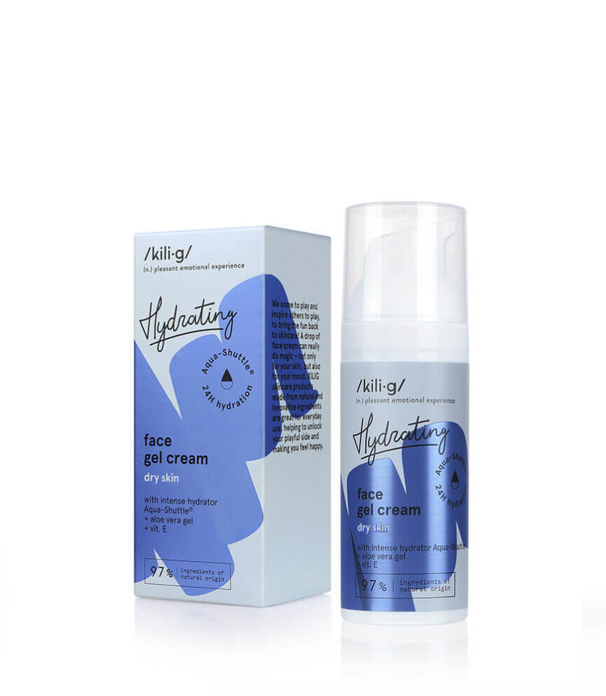 Gel-crema intens hidratant pentru ten uscat, Kilig Hydrating, 50 ml