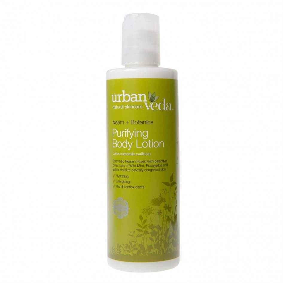 Lotiune de corp revitalizanta cu ulei de neem organic, Purifying - Urban Veda, 250 ml