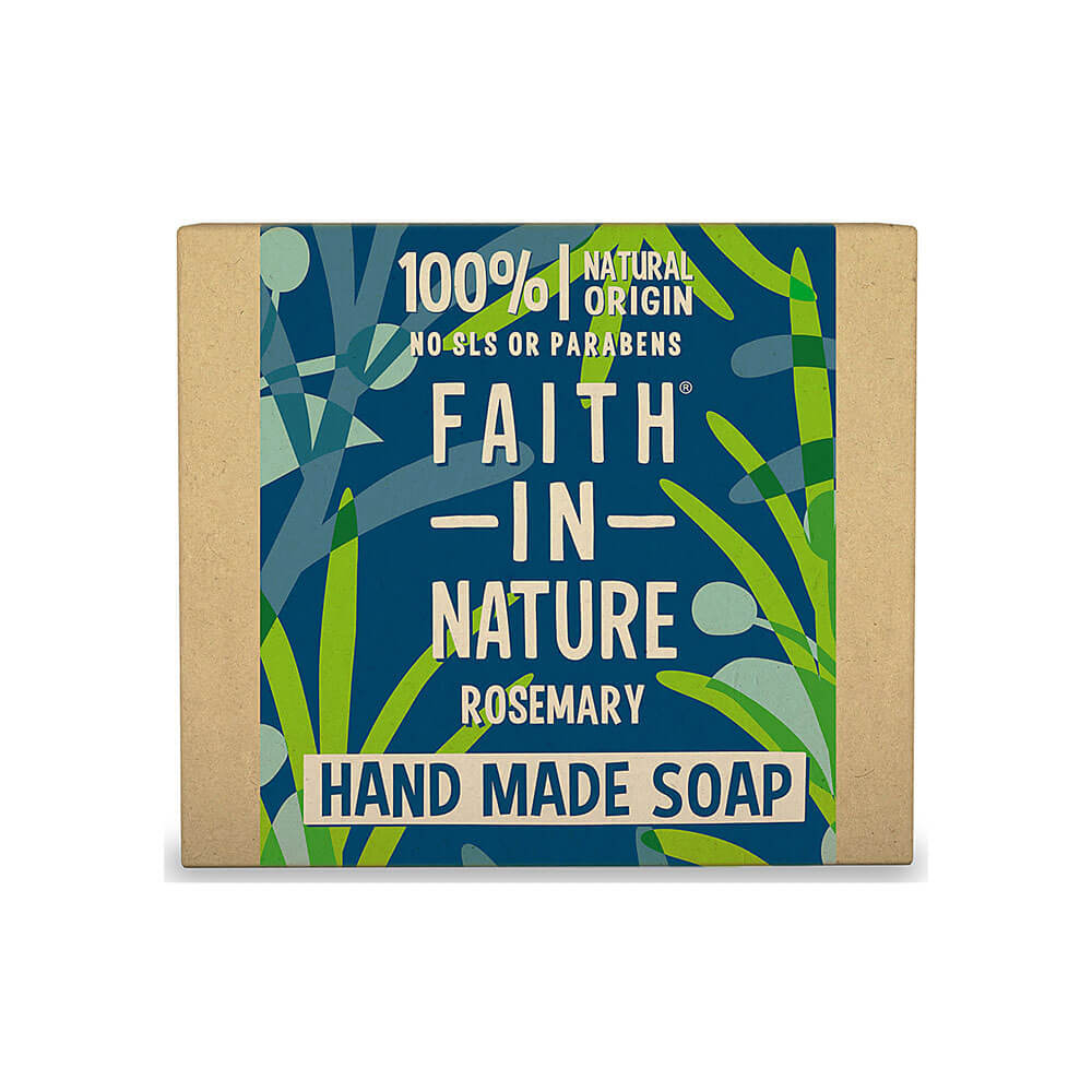 Sapun natural solid cu rozmarin, Faith in Nature, 100 gr