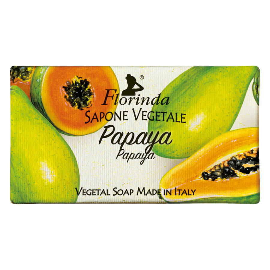 Sapun vegetal cu papaya Florinda, 100 g La Dispensa