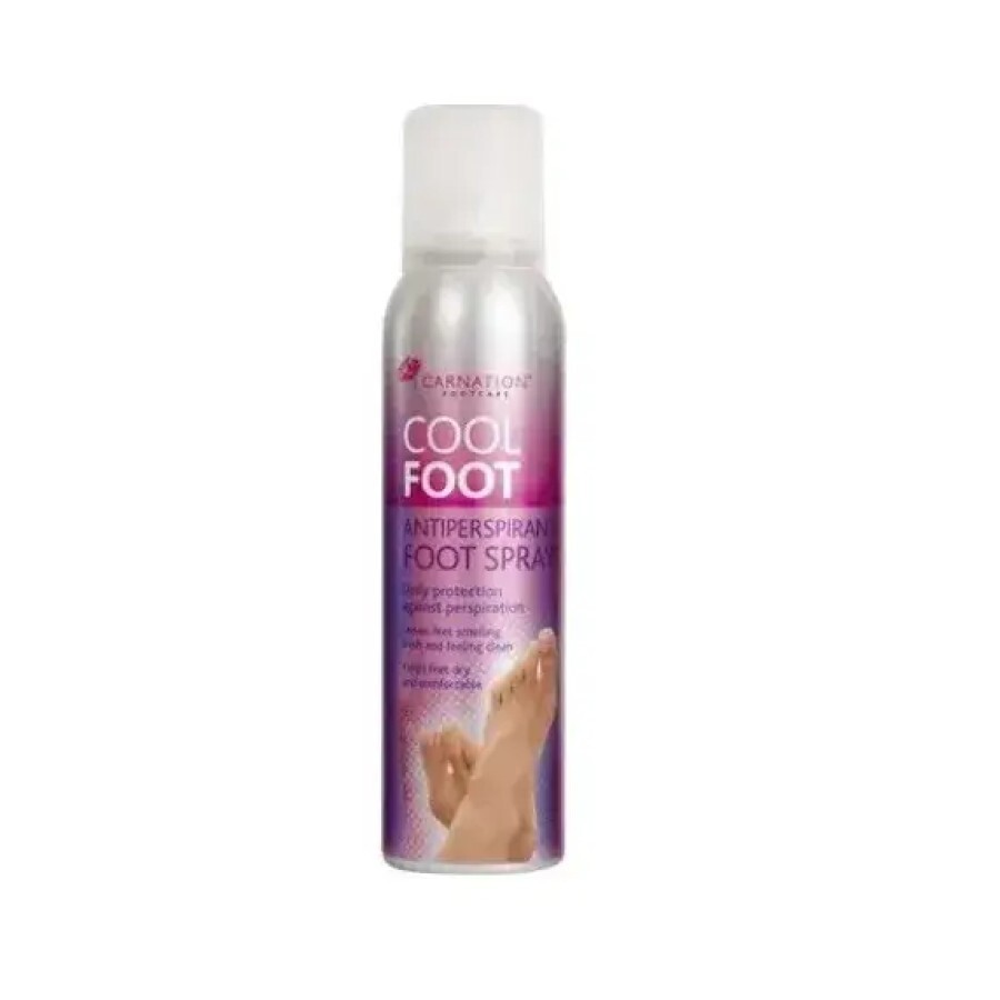 Footcare Spray antiperspirant picioare 150ml, Carnation