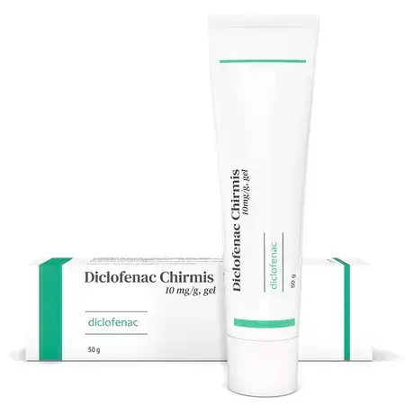 Diclofenac gel Chirmis, 50 g, Tis Farmaceutic