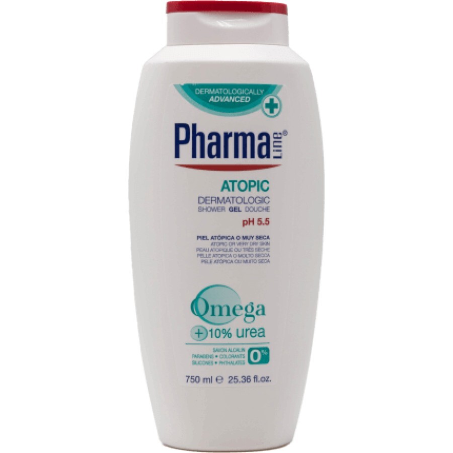 PharmaLine Gel de duș pentru piele atopică, 750 ml