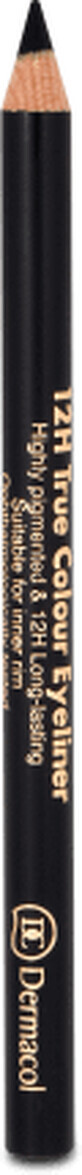 Dermacol 12H True Colour creion de ochi 8 Black, 0,28 g