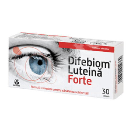 Difebiom Luteină Forte, 30 capsule, Biofarm