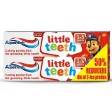 Pasta de dinti Little Teth, 50+50 ml (50% reducere la al doilea produs), Aquafresh
