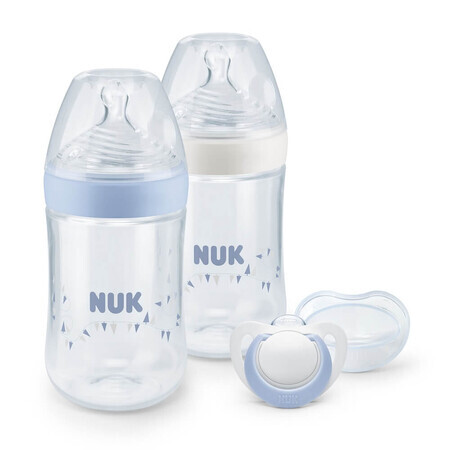 Set pentru nou nascuti Nature Sense, Bleu, Nuk