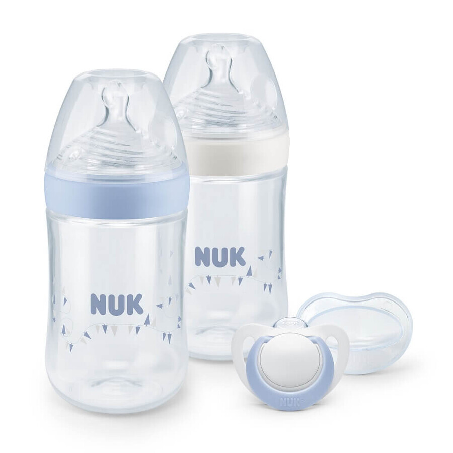 Set pentru nou nascuti Nature Sense, Bleu, Nuk